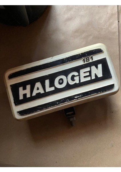 181 Sis Lambası Dikdörtgen Kapaklı Eski Üretim Etiketçilere Özel