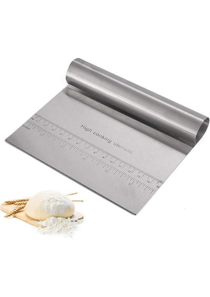 Çelik Hamur Kesici,metal Hamur Sıyrıcı,pasta Sıyırma Aparatı,hamur Dilimleyici,pasta ve Pastacılık Için Çelik Şekillendirici ve Hamur Porsiyonlayıcı
