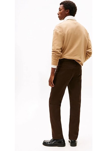 Erkek Straight Denton Düz Kesim Jean Pantolon - Kahverengi modelleri