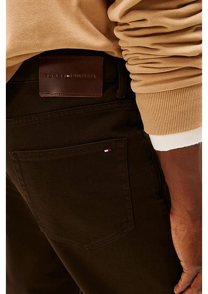 Erkek Straight Denton Düz Kesim Jean Pantolon - Kahverengi fırsatları
