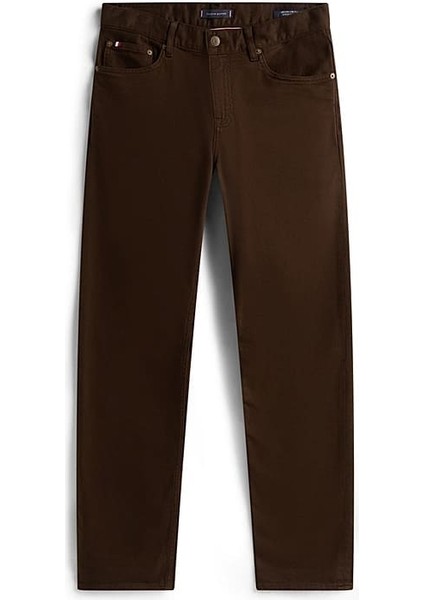 Erkek Straight Denton Düz Kesim Jean Pantolon - Kahverengi indirimleri