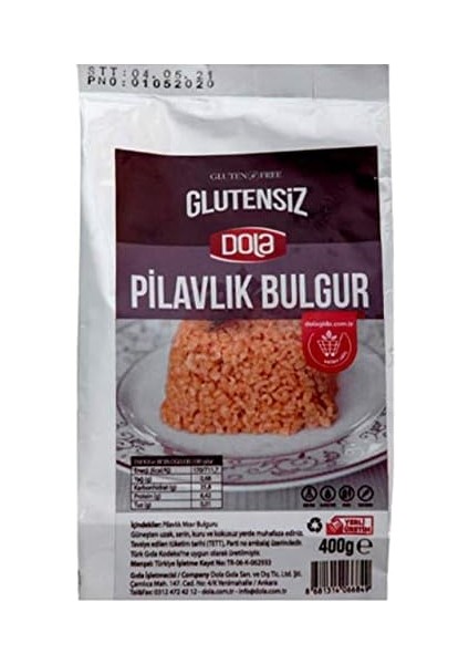 Dola Glutensiz Pilavlık Mısır Bulguru 400 gr fiyatları