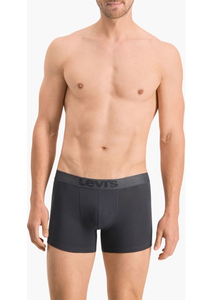 Men Siyah Erkek 2'li Boxer 37149-0629