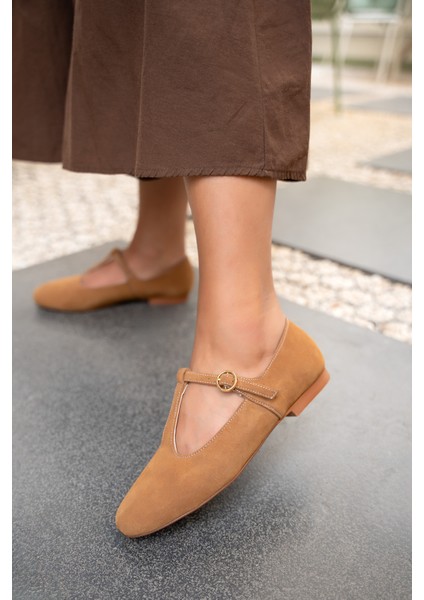 Judi Taba Süet Şerit Detaylı Babet fiyatları