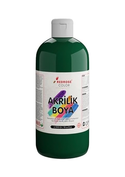 Rose Koyu Yeşil Akrilik 500 gr fiyatları