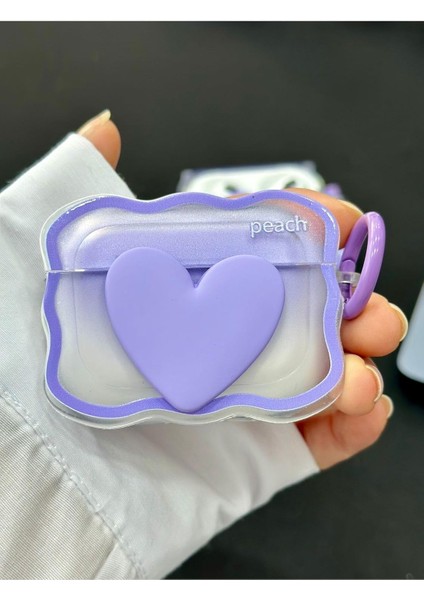 ile Uyumlu Tasarımlı Kalın Silikon Kılıf - Lila