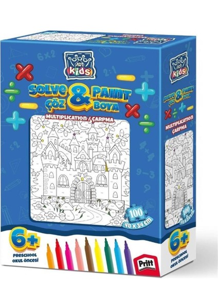 Kids Çöz Boya / Çarpma 5848