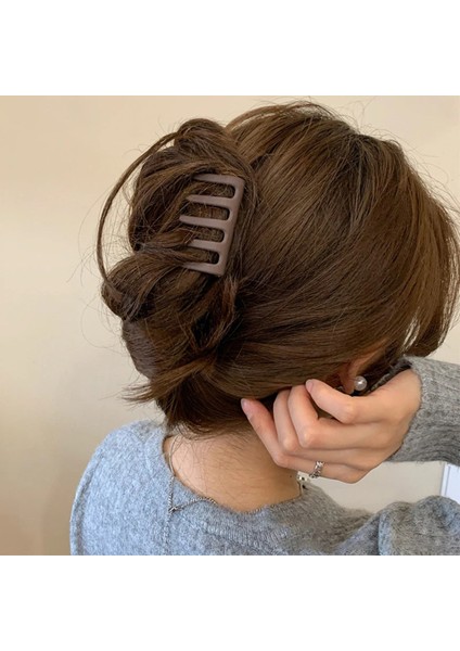 Kadın Firkete At Kuyruğu Tokası Çift Taraflı