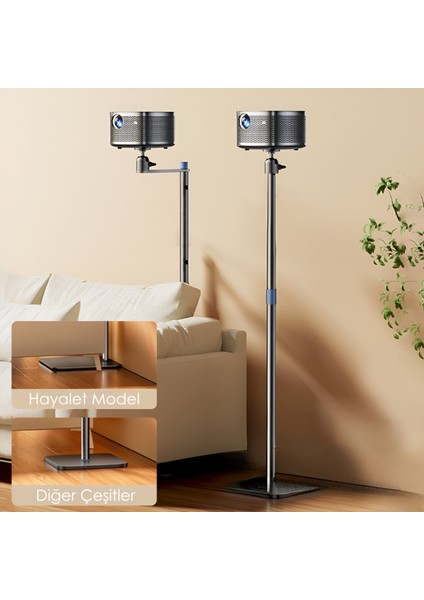 Projeksiyon Cihazı Standı Ayaklı Projeksiyon Vidalı-Gimbal Model Ayarlanabilir Yükseklik Tripod fırsatları