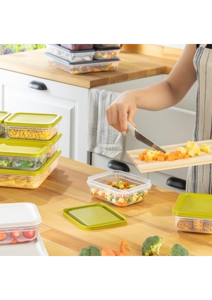 4 Adet Buzdolabı Organizeri – Pp Plastik Şeffaf ve Ayarlanabilir Saklama Kabı, Gıdaları Taze Tutan Fresh Box, Çok Amaçlı,mikrodalga ve Bulaşık Makinesi Uyumlu (Gri, 1200 Ml) modelleri