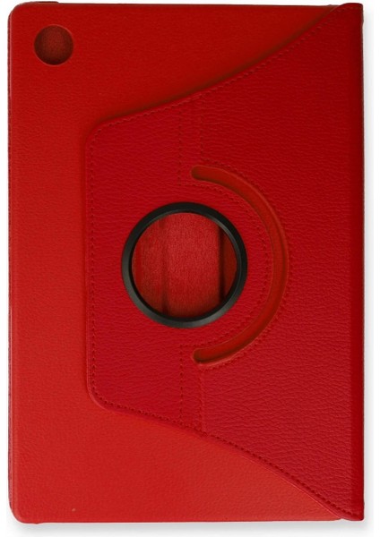 Samsung Galaxy Tab A9 Plus Kılıf 360 Tablet Deri Kılıf - Kırmızı