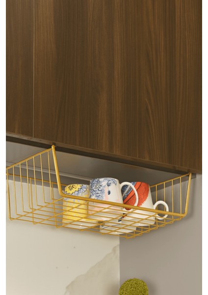 Altın Raf Altı Kanguru Sepet, Çok Amaçlı Düzenleyici Organizer , Bardak Rafı fırsatları