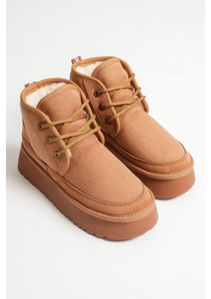 Elena Kadın Taba Kışlık Içi Kürklü Kalın Taban Bot modelleri