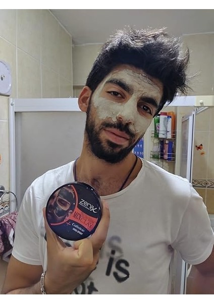 Men Clay Face Mask Caffeine Kafeinli Kil Maskesi 350 gr modelleri