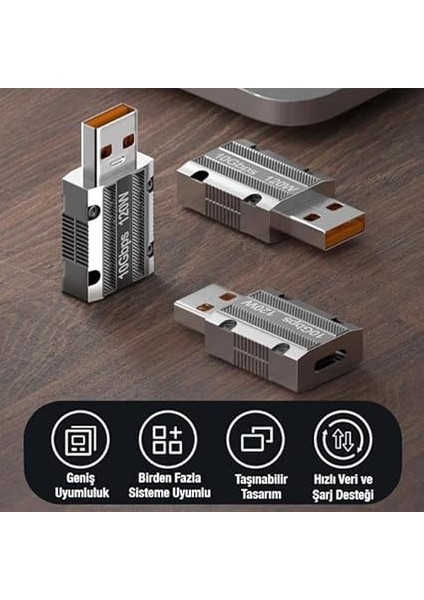 Polham 120W 10GPBS USB To Type C Çevirici Dönüştürücü Adaptör, Otg Dönüştürücü, Ultra Dayanıklı fiyatları