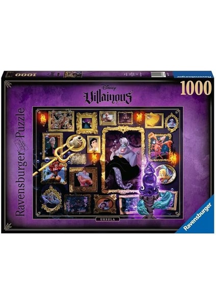 Villainous Ursula Yapboz, 1000 Parça