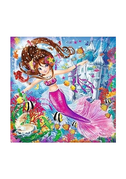 3X49 Parça Yapboz Wd Mermaid modelleri
