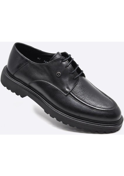 Hakiki Deri Siyah Klasik Erkek Ayakkabı 9789 100