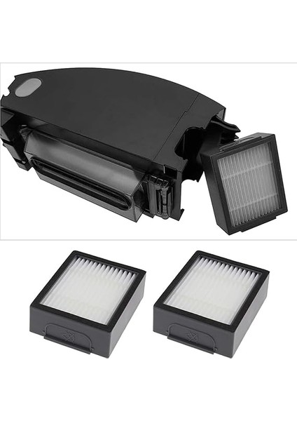 Yesil Irobot Roomba I7 (7150) I7 +I7 Artı (7550) E5 (5150) E6 (6198) Serisi Hepa Filtre Yan Fırça Toz Torbalı Yenileme Seti ile Uyumlu-13 Parça modelleri