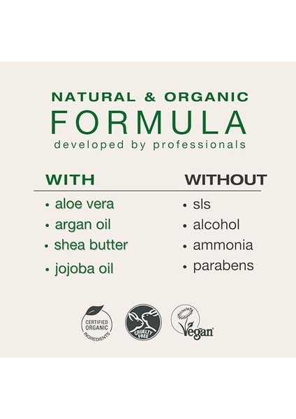 Organik Içerikli Saç Boyası 7.0 Doğal Orta Sarı indirimleri