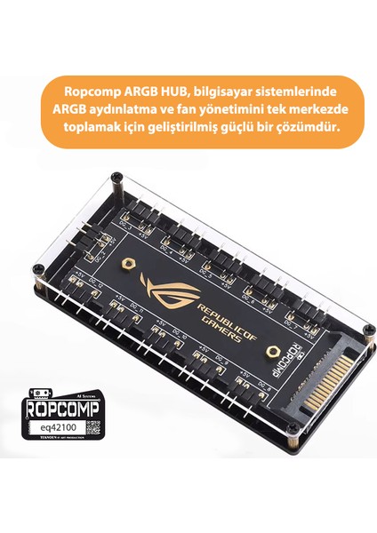 Argb Hub 11 Port 5V 3-Pin Argb ve Fan Hub modelleri
