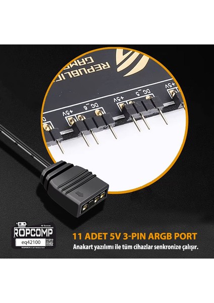 Argb Hub 11 Port 5V 3-Pin Argb ve Fan Hub fırsatları
