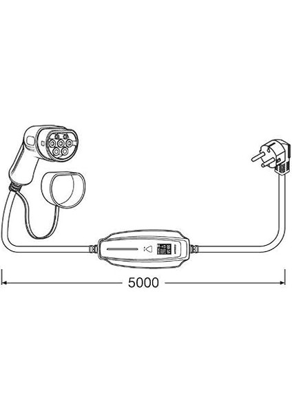 Batterycharge 7pın | Tip2 Elektrikli Araçlar Için 230V Taşınabilir Şarj Kablosu indirimleri