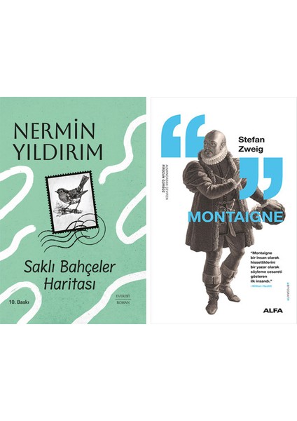 Saklı Bahçeler Haritası (Ciltli) + Montaigne