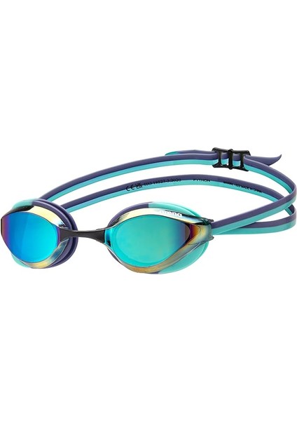 Üniseks Yetişkin Python Yarış Yüzme Gözlüğü Erkekler ve Kadınlar Için Rekabetçi Yüzücüler Buğu Önleyici Ayna Lens Çift Kayışlı Küçük Kesim, Turkuaz/gelecek Alacakaranlık/su