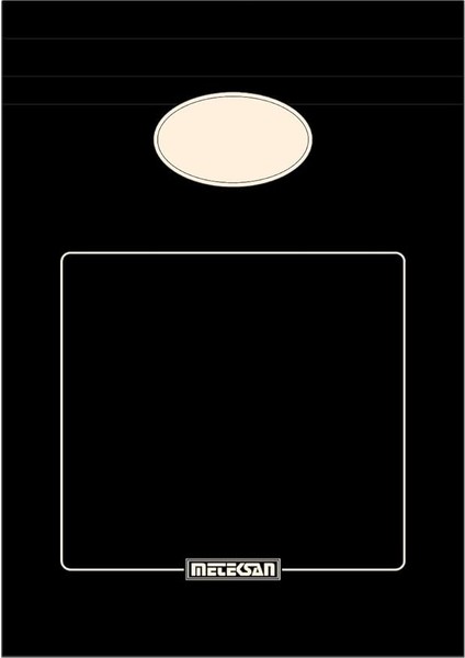 A5 Karton Kapaklı Bloknot, Primary Serisi, 80 Yaprak, Düz, Siyah