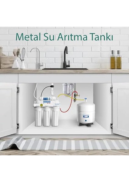 Tezgah Alti Su Aritici Tanki 8 Lt 2.2 Galon Su Arıtma Tankı Çelik Taetank modelleri