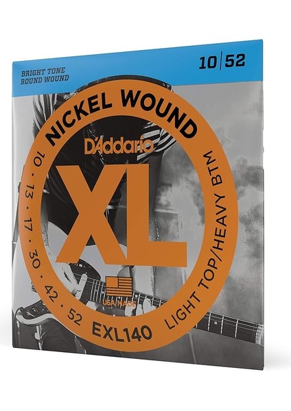 EXL140 Light Top/heavy Bottom Elektro Gitar Teli (10-52)