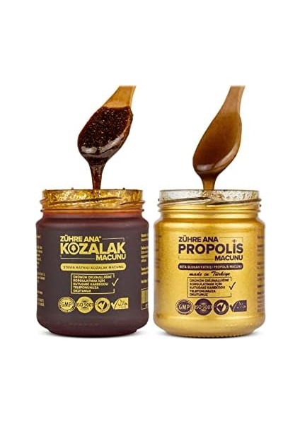 Zühre Ana Propolis Macunu + Zühre Ana Diyabetik Kozalak Macunu