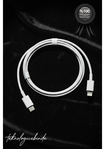 Iphone Uyumlu Lightning Hızlı Şarj Type-C Lightning Şarj Kablosu Type C Kablo