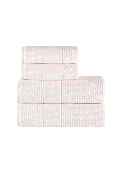 Tekstil | 50X90-70X140 cm 4&apos;lü Havlu SETI,%100 Pamuklu Havlu Takımı Krem fiyatları