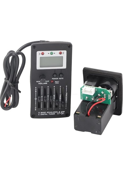 Akustik Gitar Için 5 Hacim Eq Eq Equıcer Pıckup Tuner Kiti Canlı Konser Için Musical Enstrüman Güçlendirici