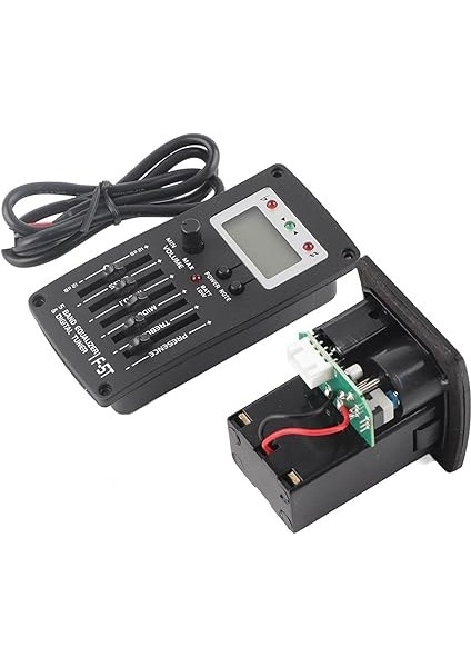Akustik Gitar Için 5 Hacim Eq Eq Equıcer Pıckup Tuner Kiti Canlı Konser Için Musical Enstrüman Güçlendirici fiyatları