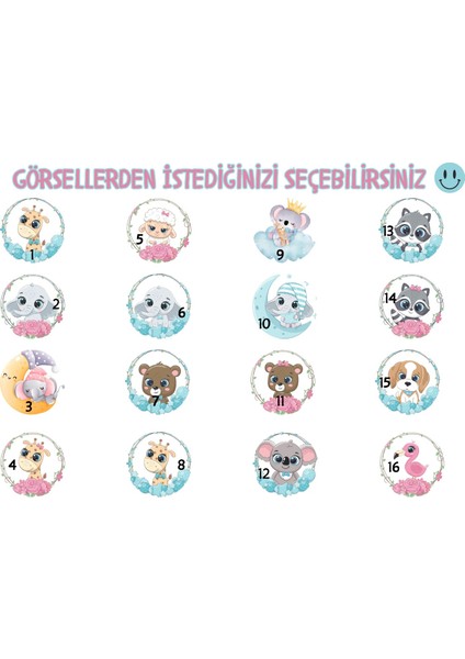 15 Li Şirin Bebek Mevlütü, Doğum Günü, Sünnet Düğünü, Baby Shower Hediyeliği modelleri