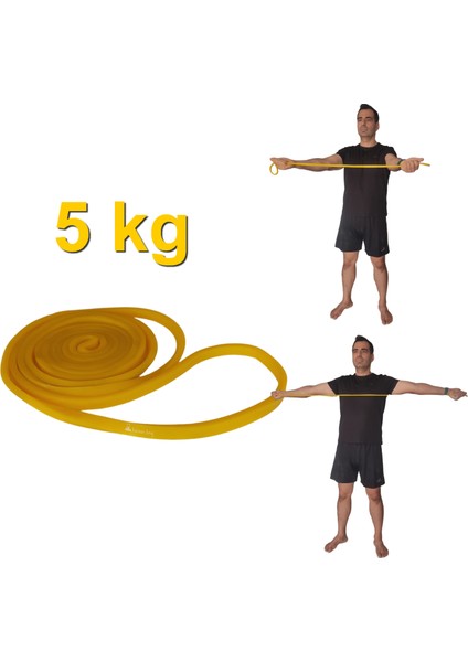 Direnç Bandı Sarı 5 kg 6.4 mm