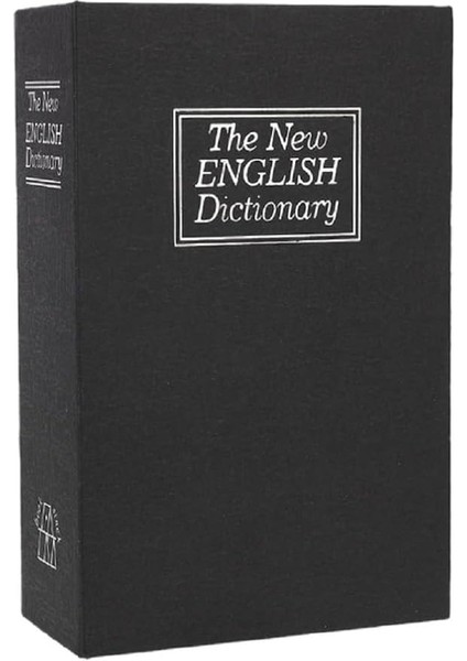 24CM Xl Büyük Boy Kitap Şeklinde Gizli Kasa Şifreli Kilitli Sözlük Para Mücevher Kasası