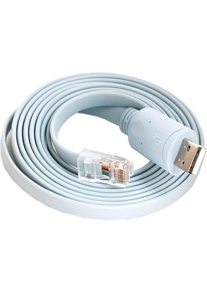 2.0 Cisco Router RJ45 Konsol Kablosu USB To RJ45 Kablo 1.8m