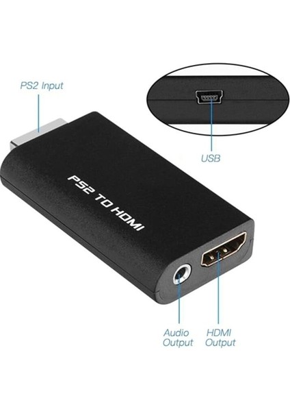 Ps2 To HDMI Tv Kablosu Çevirici Dönüştürücü Adaptör fırsatları