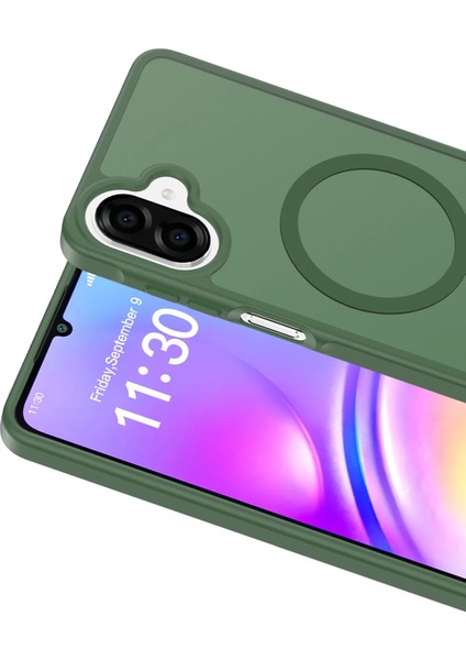 Xmpdby Joko Samsung Galaxy A07 Jota Magsafe Kapak - Koyu Yeşil modelleri