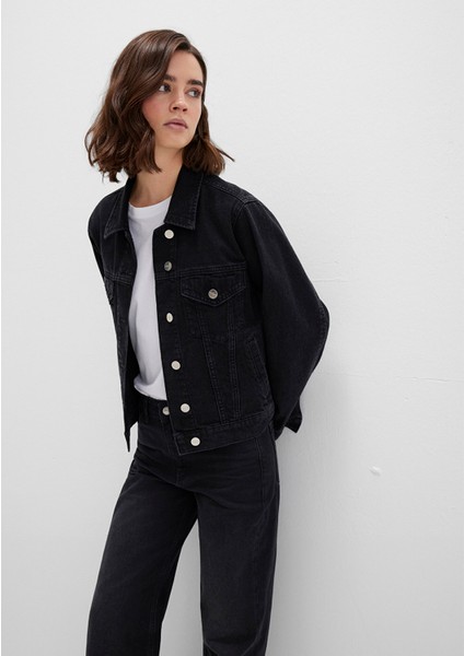 Ruby Iconic Koyu Gri Jean Ceket 1110505-89163 modelleri