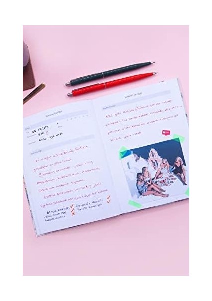 Seyahat Defteri Esnek Travel Journal modelleri