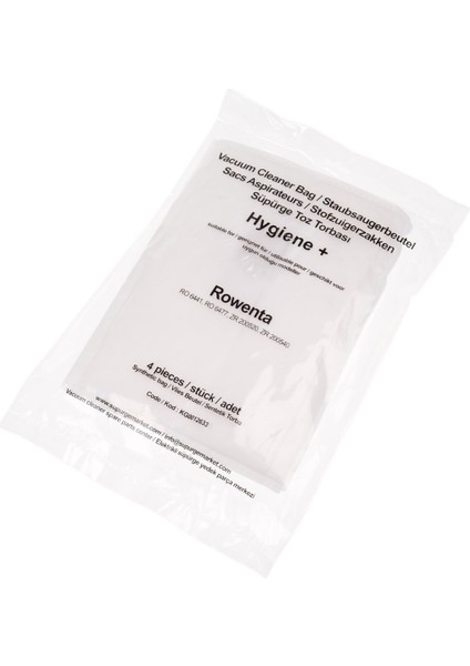 Rowenta RR8797WH X-Plorer Serie ile Uyumlu Toz Torbası modelleri