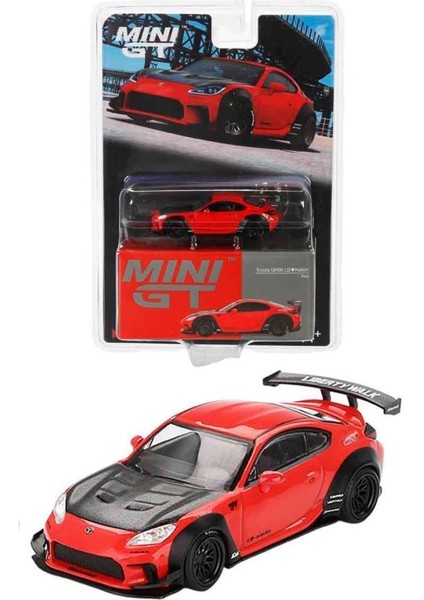 Bl 885 Toyota GR86 Lb Nation Red 1/64 Model Araba