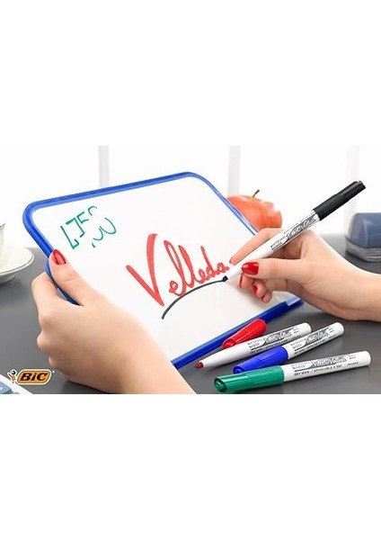 Velleda 1741 Eco Yuvarlak Uçlu Beyaz Tahta 6&apos;lı Paket, 6 Farklı Renk, Sabit Yuvarlak Uç, Ofis Için Ideal fiyatları