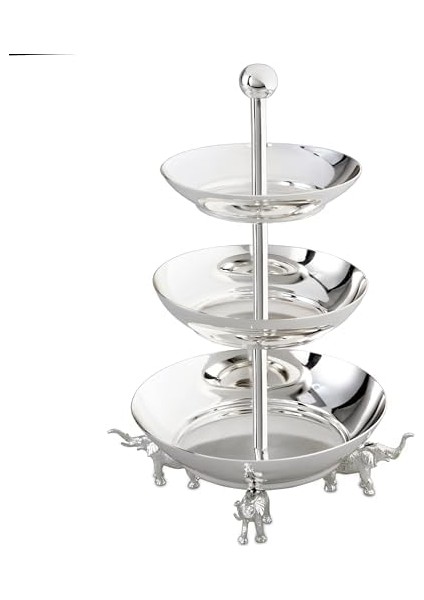 Ganesha Üç Katlı Sunumluk 11 x 12,3 x 15 cm fiyatları