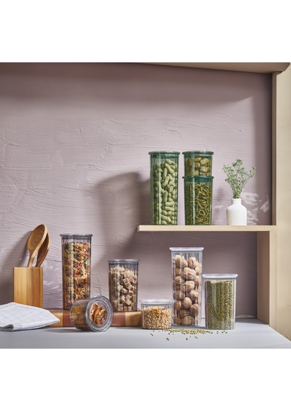 Kristal 3’lü Saklama Kabı Seti (0,5 Lt + 1 Lt + 1,5 Lt) – Kapaklı Şeffaf Saklama Kutuları fiyatları